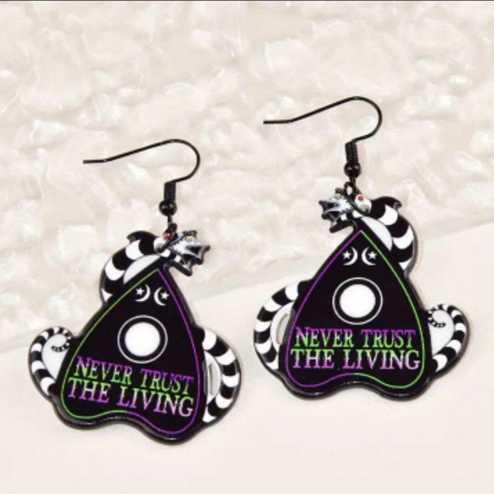 Beetlejuice earrings NWT